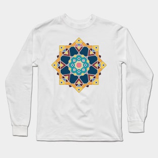 Mandala, Islamic motif Long Sleeve T-Shirt